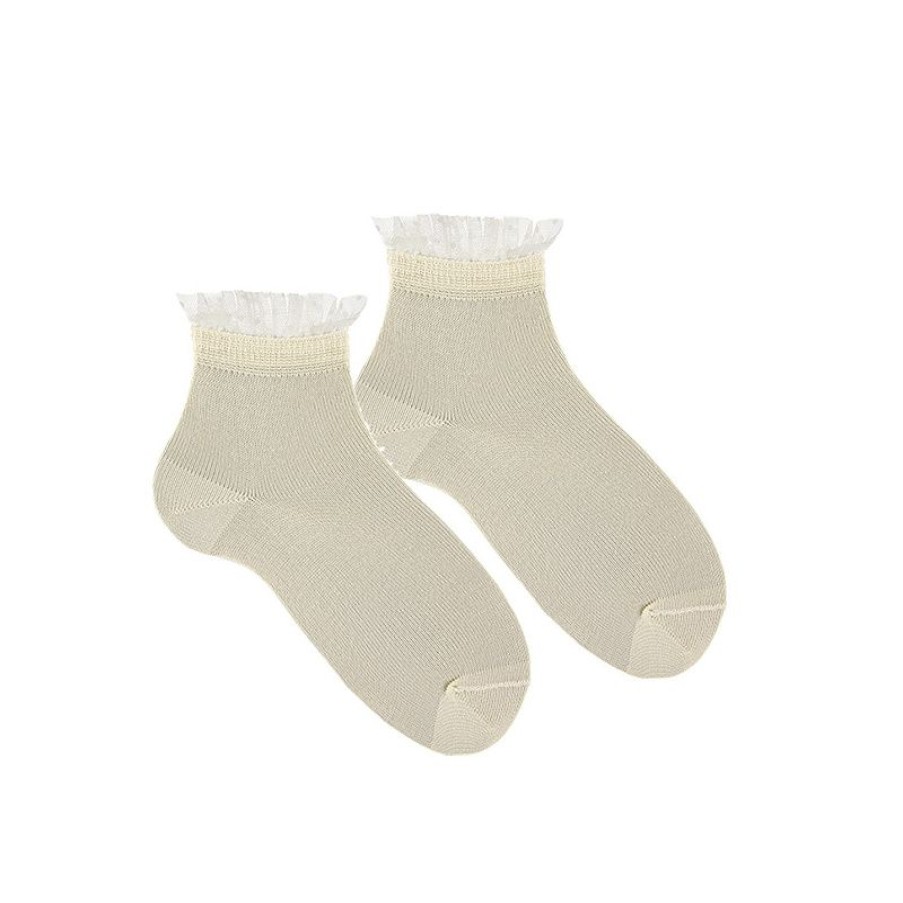 Accessories condor | Condor Socks Ecru (2.722/4 Col.303) - Junior Steps