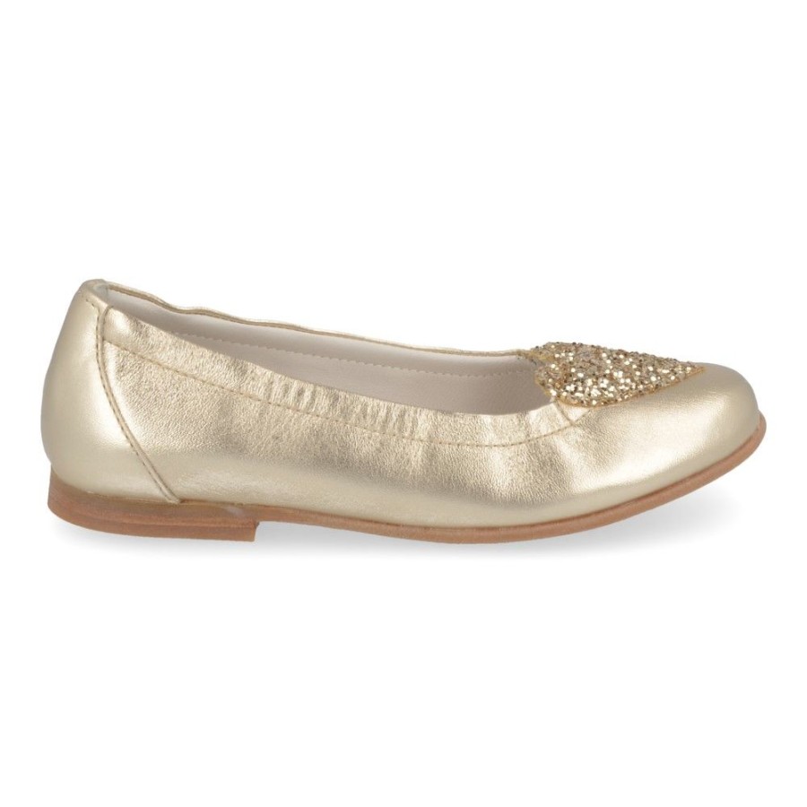 Children'S Shoes For Meisjes collonil | Zecchino D'Oro Ballerina Gold Girls (3188) - Junior Steps