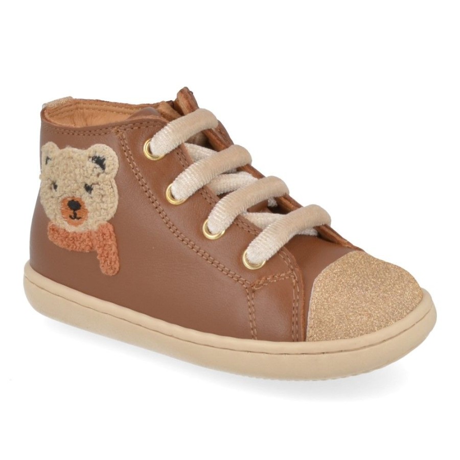 Children'S Shoes For Meisjes zecchino d'oro | Zecchino D'Oro Sneakers Cognac Girls (N12-1550) - Junior Steps