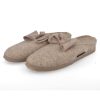 Children'S Shoes For Meisjes giesswein | Giesswein Slippers Beige Girls (51125) - Junior Steps