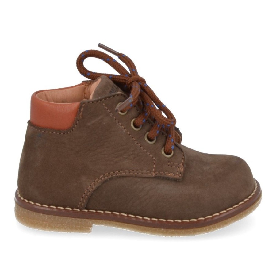 Children'S Shoes For Jongens romagnoli | Romagnoli Lace-Up Boots Khaki Boys (3230R104) - Junior Steps