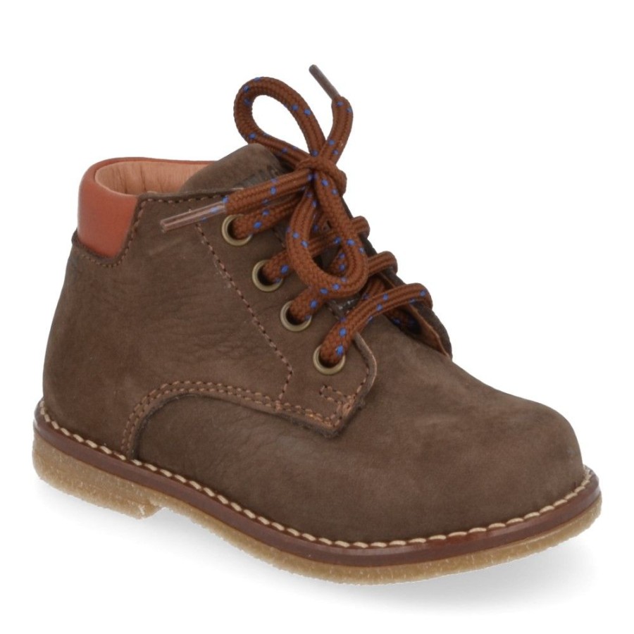 Children'S Shoes For Jongens romagnoli | Romagnoli Lace-Up Boots Khaki Boys (3230R104) - Junior Steps