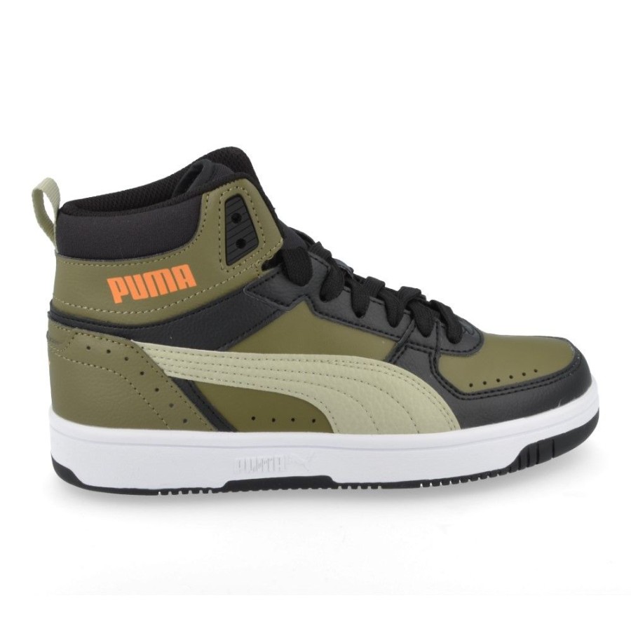 Children'S Shoes For Jongens puma | Puma Sports And Play Shoes Khaki (388447-02) - Junior Steps