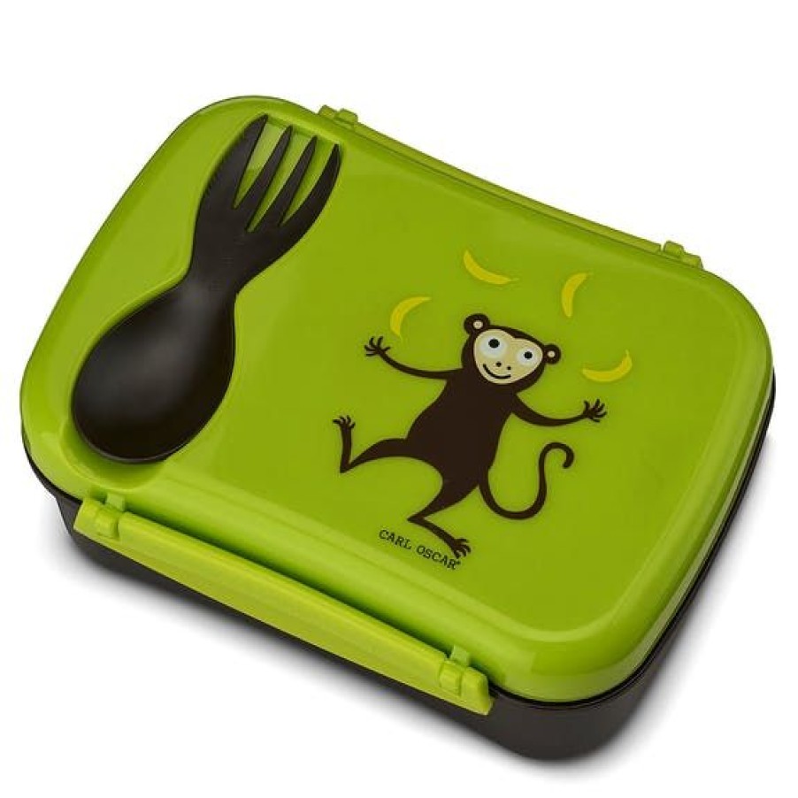 Accessories carl oscar | Carl Oscar Sandwich Box Green (N'Ice Box Kids) - Junior Steps