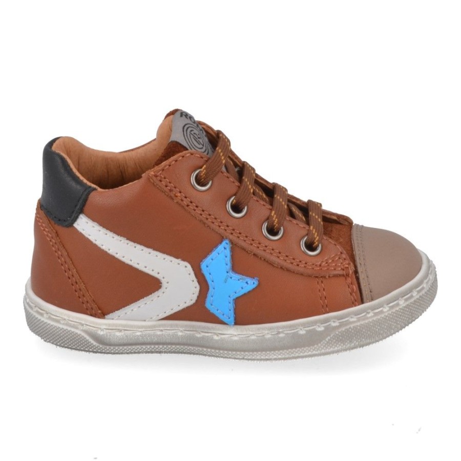 Children'S Shoes For Jongens shoeboy | Romagnoli Sneakers Cognac Boys (1005R838) - Junior Steps