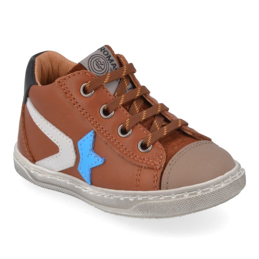 Children'S Shoes For Jongens shoeboy | Romagnoli Sneakers Cognac Boys (1005R838) - Junior Steps