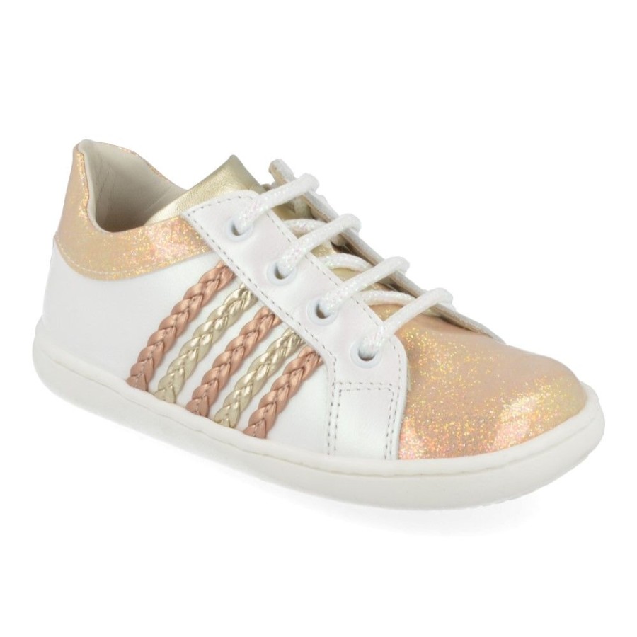 Children'S Shoes For Meisjes zecchino d'oro | Zecchino D'Oro Sneakers Ecru Girls (N12-1522-1G) - Junior Steps