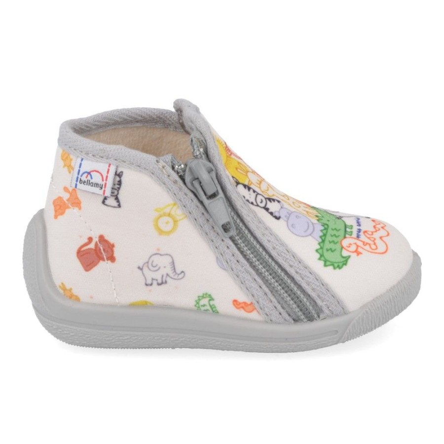 Children'S Shoes For Jongens bellamy | Bellamy Slippers Ecru (747001) - Junior Steps