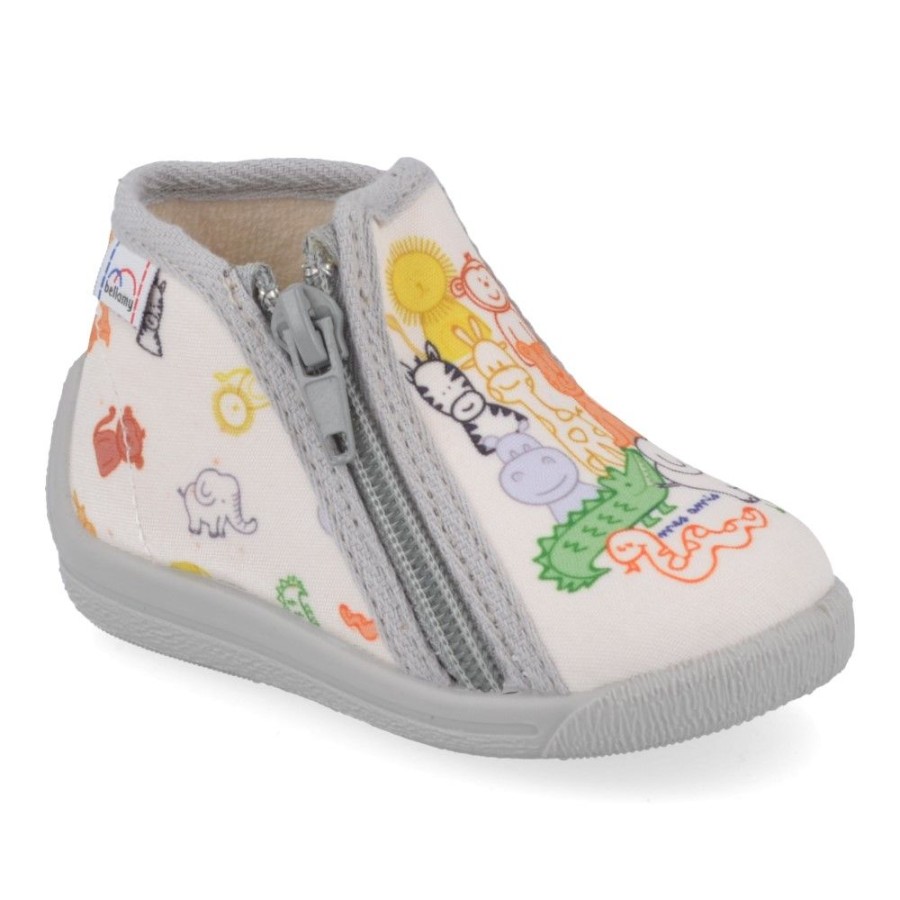 Children'S Shoes For Jongens bellamy | Bellamy Slippers Ecru (747001) - Junior Steps