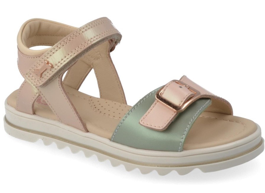 Children'S Shoes For Meisjes stones and bones | Stones And Bones Sandals Khaki Girls (Dalid) - Junior Steps