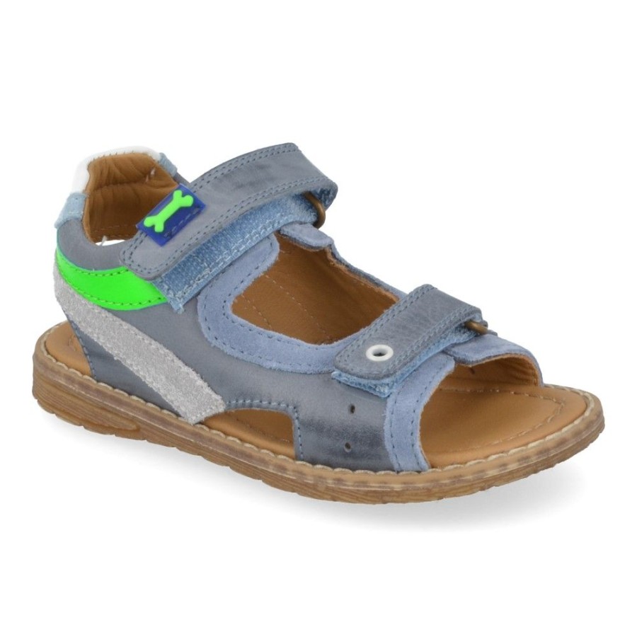 Children'S Shoes For Jongens stones and bones | Stones And Bones Sandals Blue Boys (Drops) - Junior Steps