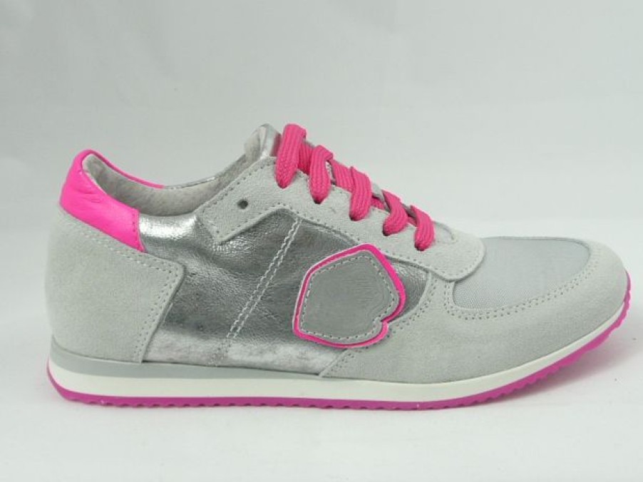 Children'S Shoes For Meisjes hip | Hip Sneakers Silver Girls (H1132) - Junior Steps