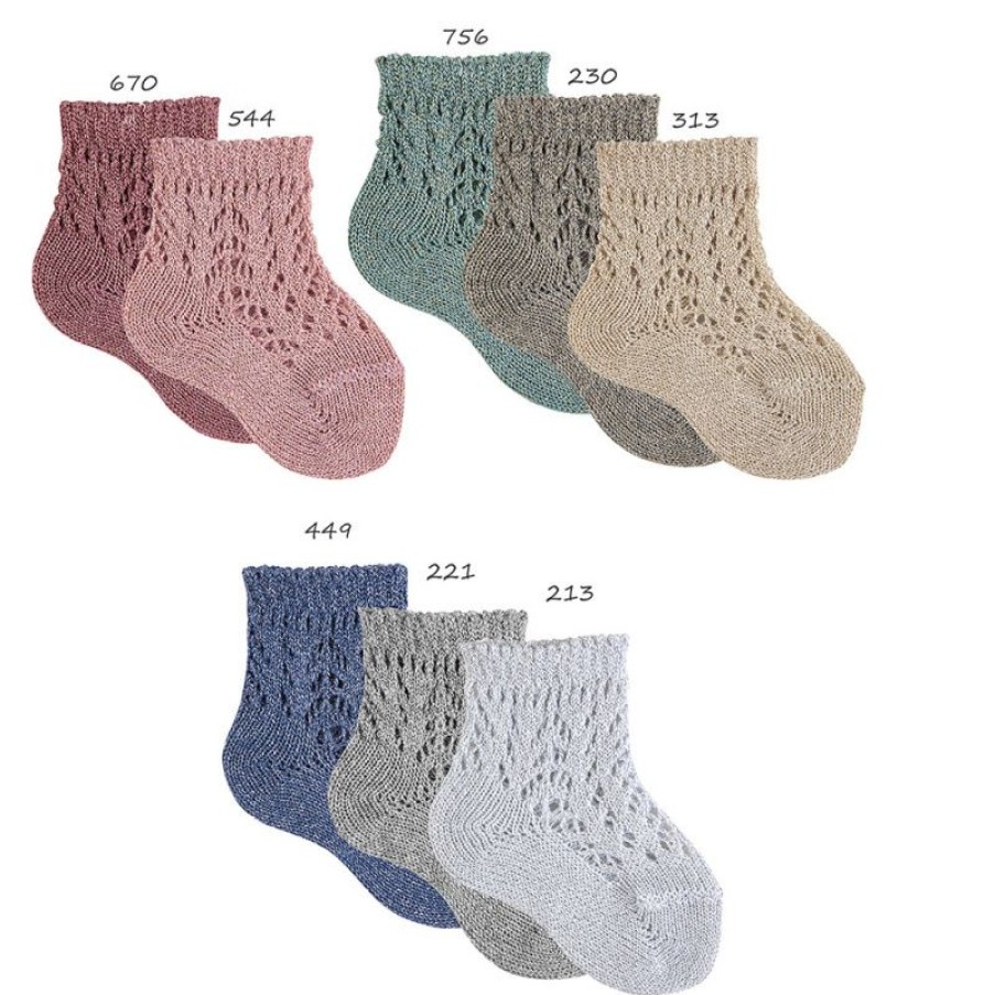 Accessories condor | Condor Socks Gold Girls (2.528/4 Col.313) - Junior Steps