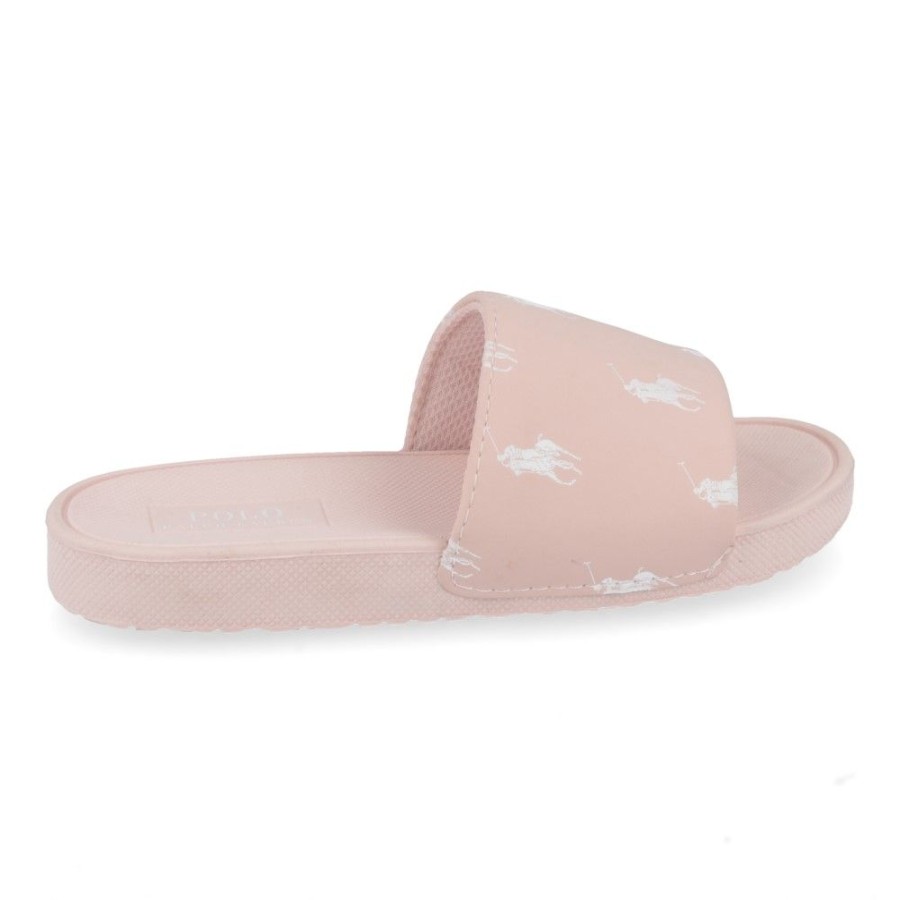 Children'S Shoes For Meisjes Ralph lauren | Ralph Lauren Flip-Flops Pink Girls (Rf103033) - Junior Steps