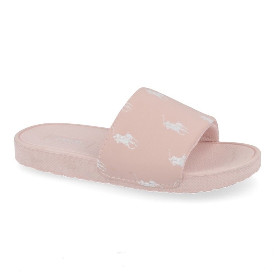 Children'S Shoes For Meisjes Ralph lauren | Ralph Lauren Flip-Flops Pink Girls (Rf103033) - Junior Steps