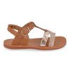 Children'S Shoes For Meisjes collonil | Pom D'Api Sandals Cognac Girls (Plagette Salome Tek) - Junior Steps