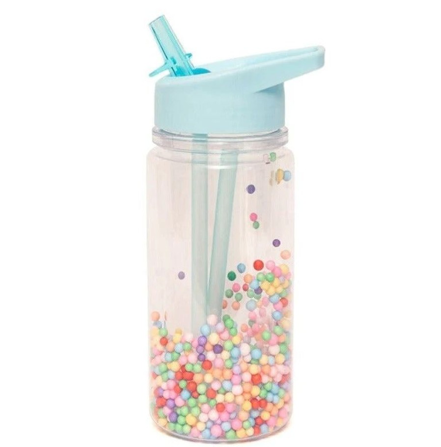 Accessories petit monNew | Petit Monkey Drinking Bottle Blue Girls (Db36) - Junior Steps