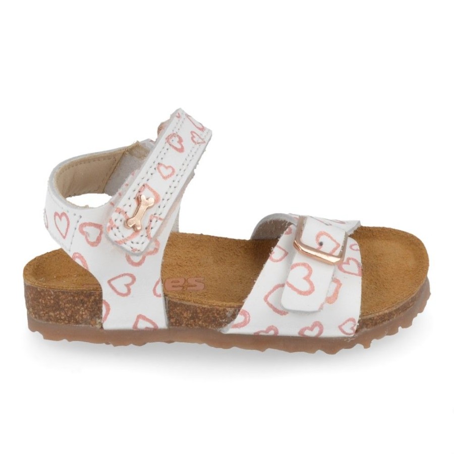 Children'S Shoes For Meisjes stones and bones | Stones And Bones Sandals Wit Girls (4180) - Junior Steps