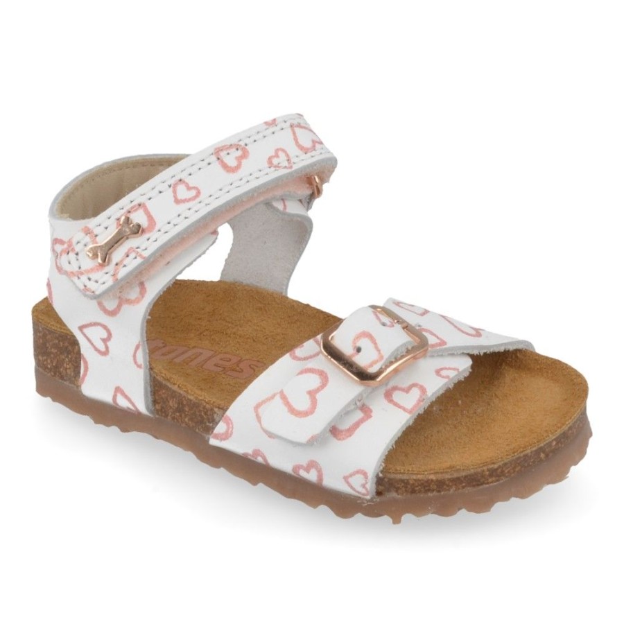 Children'S Shoes For Meisjes stones and bones | Stones And Bones Sandals Wit Girls (4180) - Junior Steps