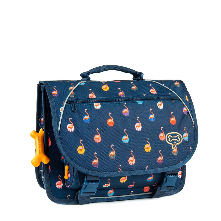 Bags stones and bones | Stones And Bones School Bag Blue Girls (Lily 23004) - Junior Steps