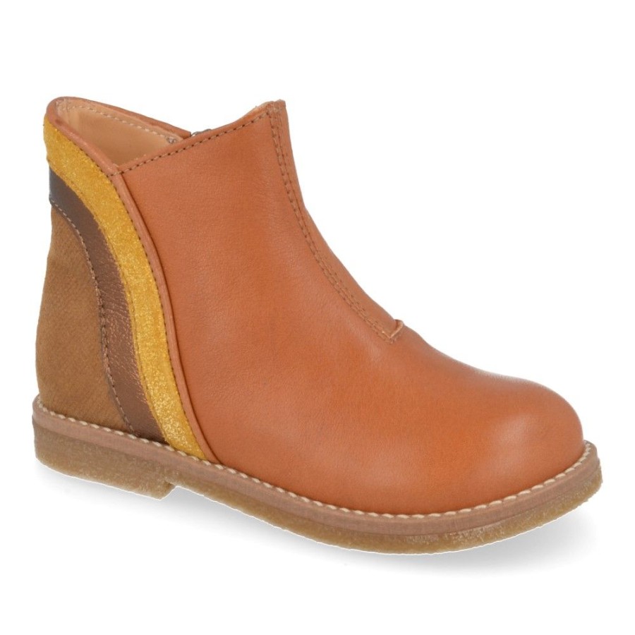 Children'S Shoes For Meisjes shoeboy | Ocra Short Boots Cognac Girls (C522) - Junior Steps