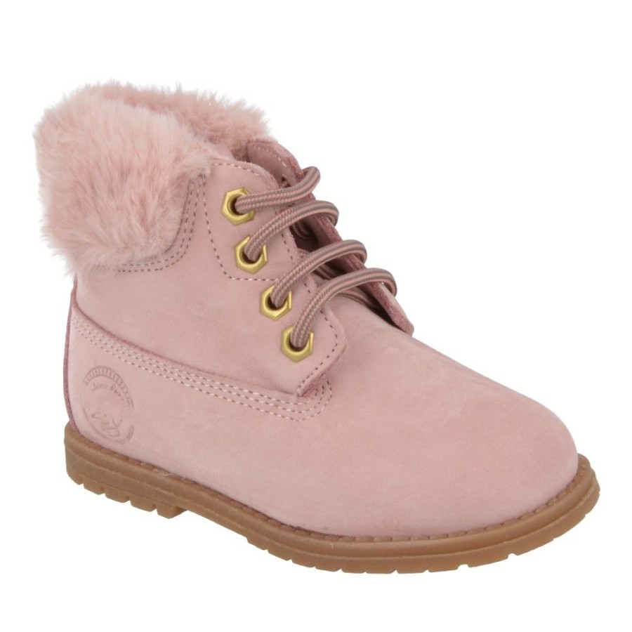 Children'S Shoes For Meisjes zecchino d'oro | Zecchino D'Oro Lace-Up Boots Pink Girls (N4-0403) - Junior Steps