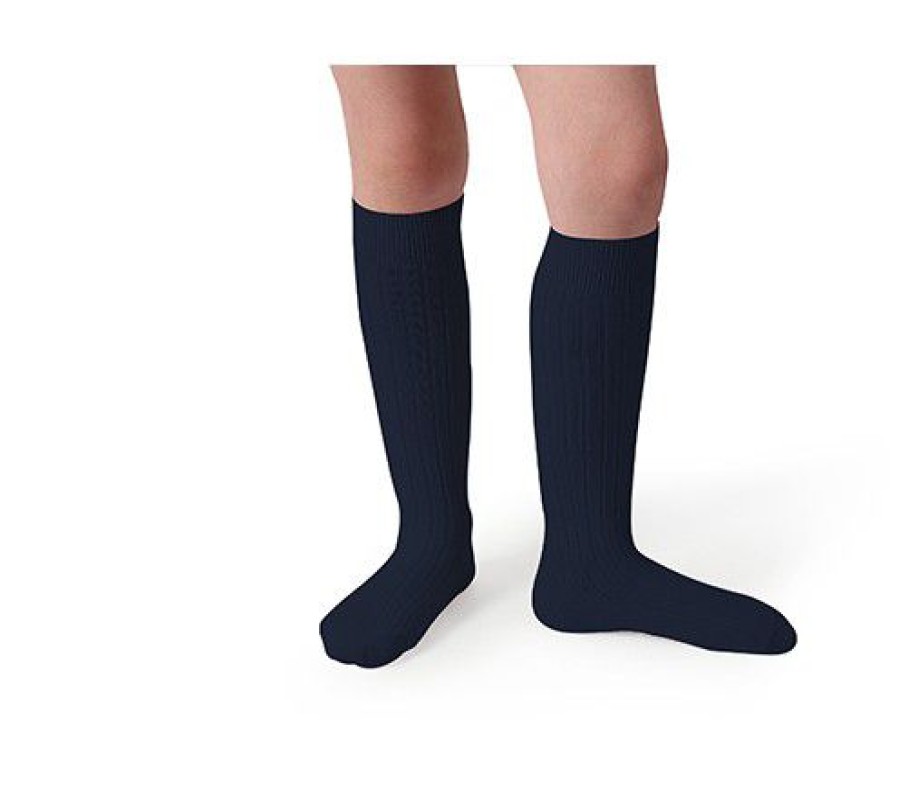 Accessories collegien | Collegien Knee Socks Blue (2950/044) - Junior Steps