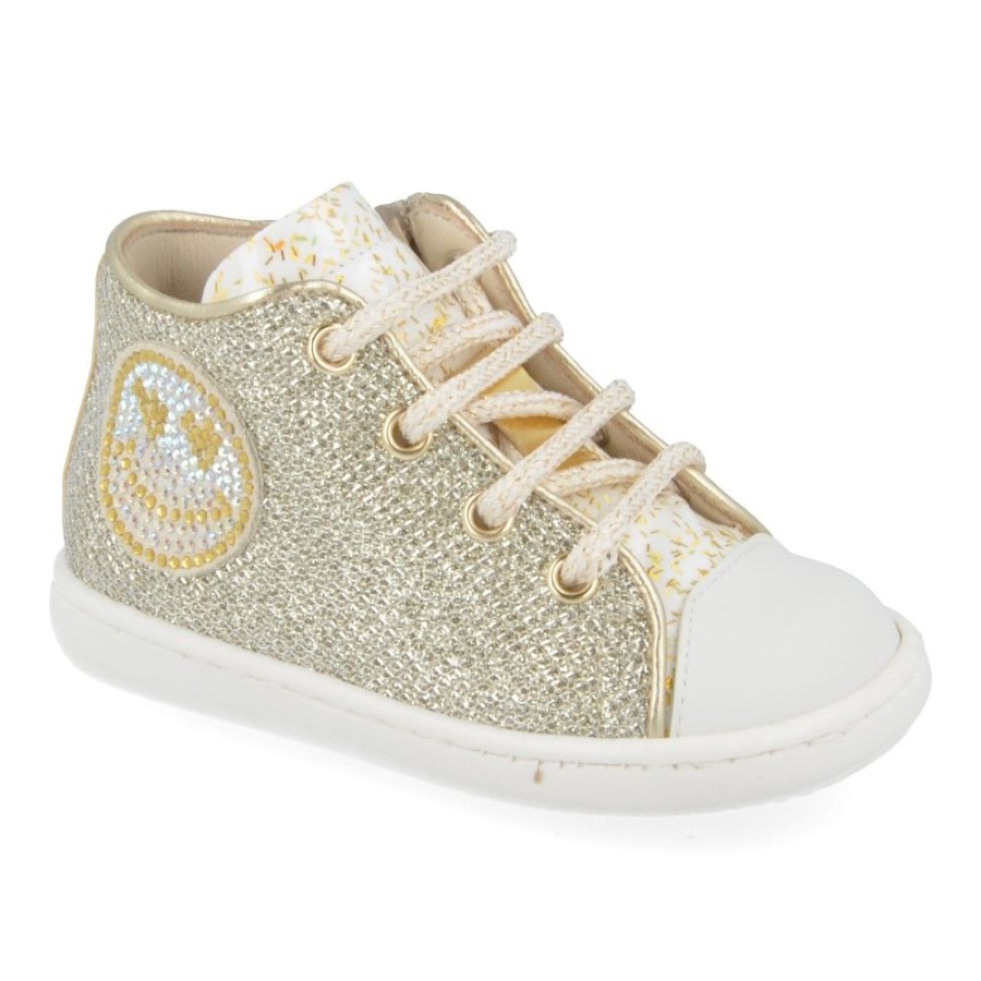 Children'S Shoes For Meisjes zecchino d'oro | Zecchino D'Oro Sneakers Gold Girls (N12-1513-1G) - Junior Steps