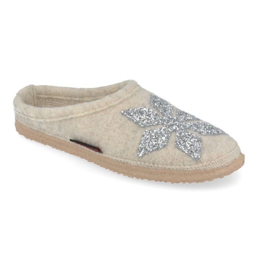 Children'S Shoes For Meisjes giesswein | Giesswein Slippers Ecru Girls (55183) - Junior Steps