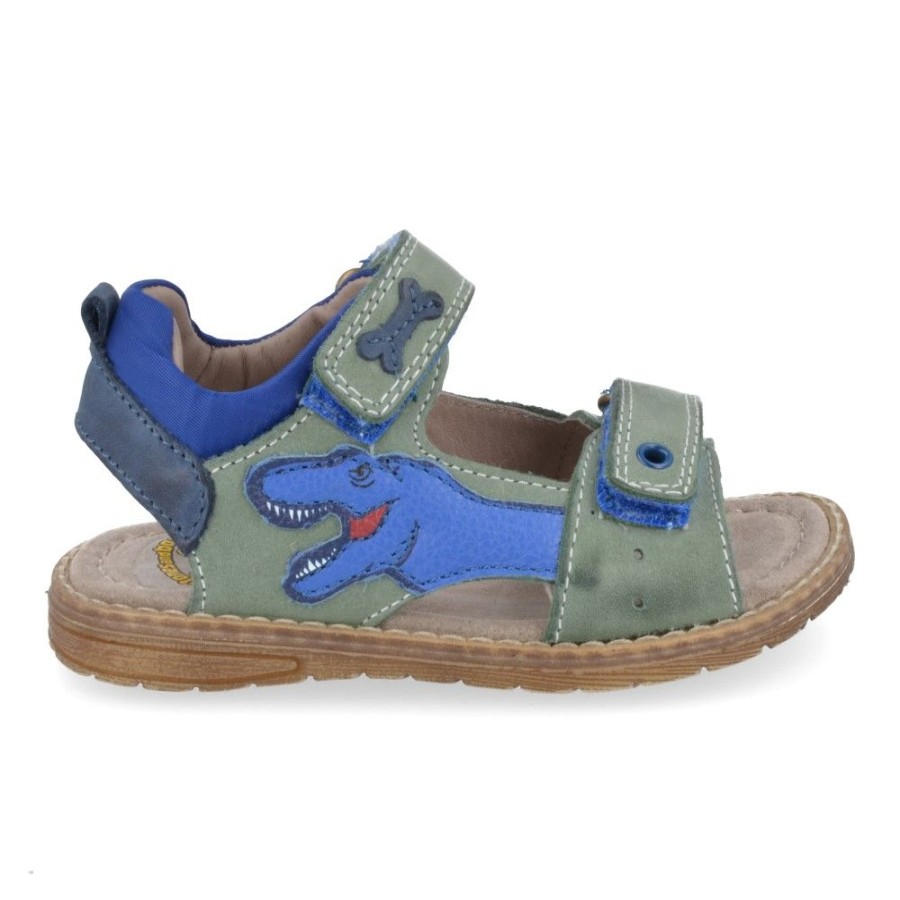 Children'S Shoes For Jongens stones and bones | Stones And Bones Sandals Khaki Boys (Dinos) - Junior Steps