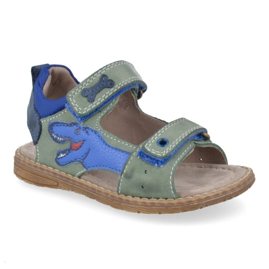 Children'S Shoes For Jongens stones and bones | Stones And Bones Sandals Khaki Boys (Dinos) - Junior Steps