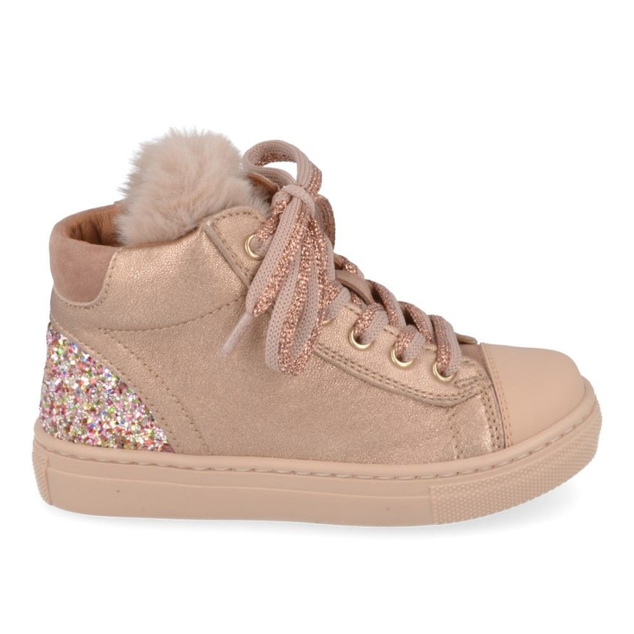 Children'S Shoes For Meisjes franco romagnoli | Franco Romagnoli Lace-Up Boots Pink Girls (3520F947) - Junior Steps