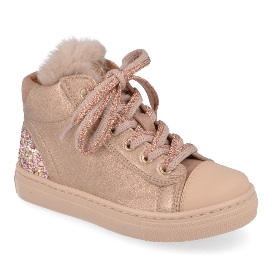 Children'S Shoes For Meisjes franco romagnoli | Franco Romagnoli Lace-Up Boots Pink Girls (3520F947) - Junior Steps