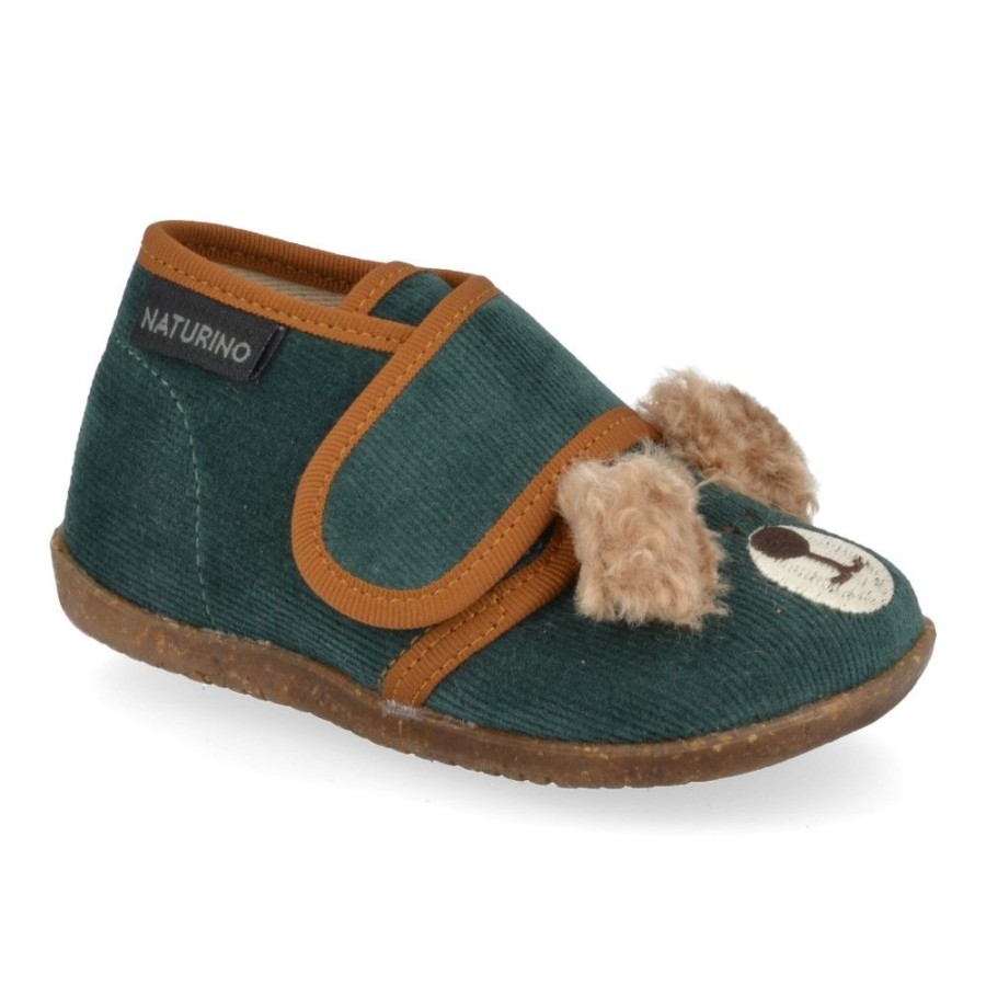 Children'S Shoes For Jongens naturino | Naturino Slippers Green (Bidaim) - Junior Steps