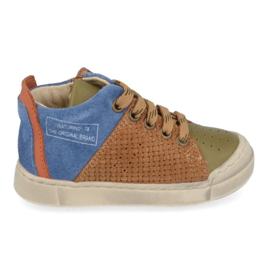 Children'S Shoes For Jongens collonil | Naturino Sneakers Khaki Boys (Trajan) - Junior Steps