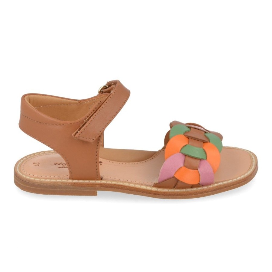 Children'S Shoes For Meisjes zecchino d'oro | Zecchino D'Oro Sandals Cognac Girls (A21-1832-1G) - Junior Steps