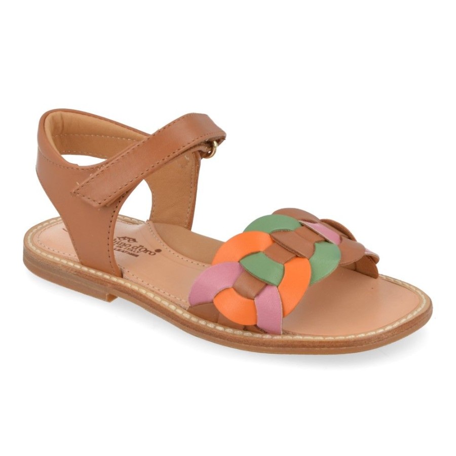 Children'S Shoes For Meisjes zecchino d'oro | Zecchino D'Oro Sandals Cognac Girls (A21-1832-1G) - Junior Steps