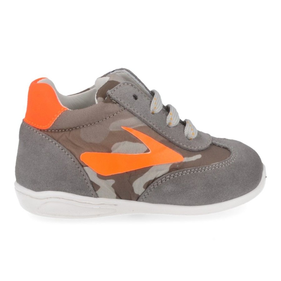 Children'S Shoes For Jongens collonil | Rondinella Sneakers Grey Boys (4553/1C) - Junior Steps