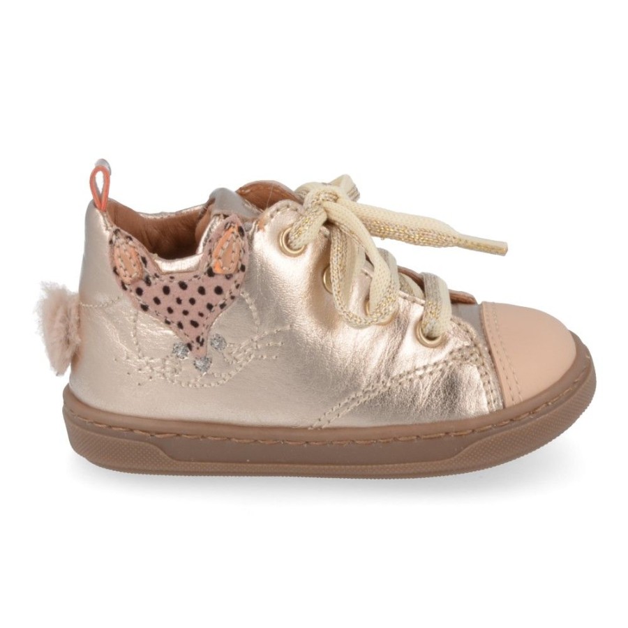 Children'S Shoes For Meisjes franco romagnoli | Franco Romagnoli Sneakers Gold Girls (3108F047) - Junior Steps