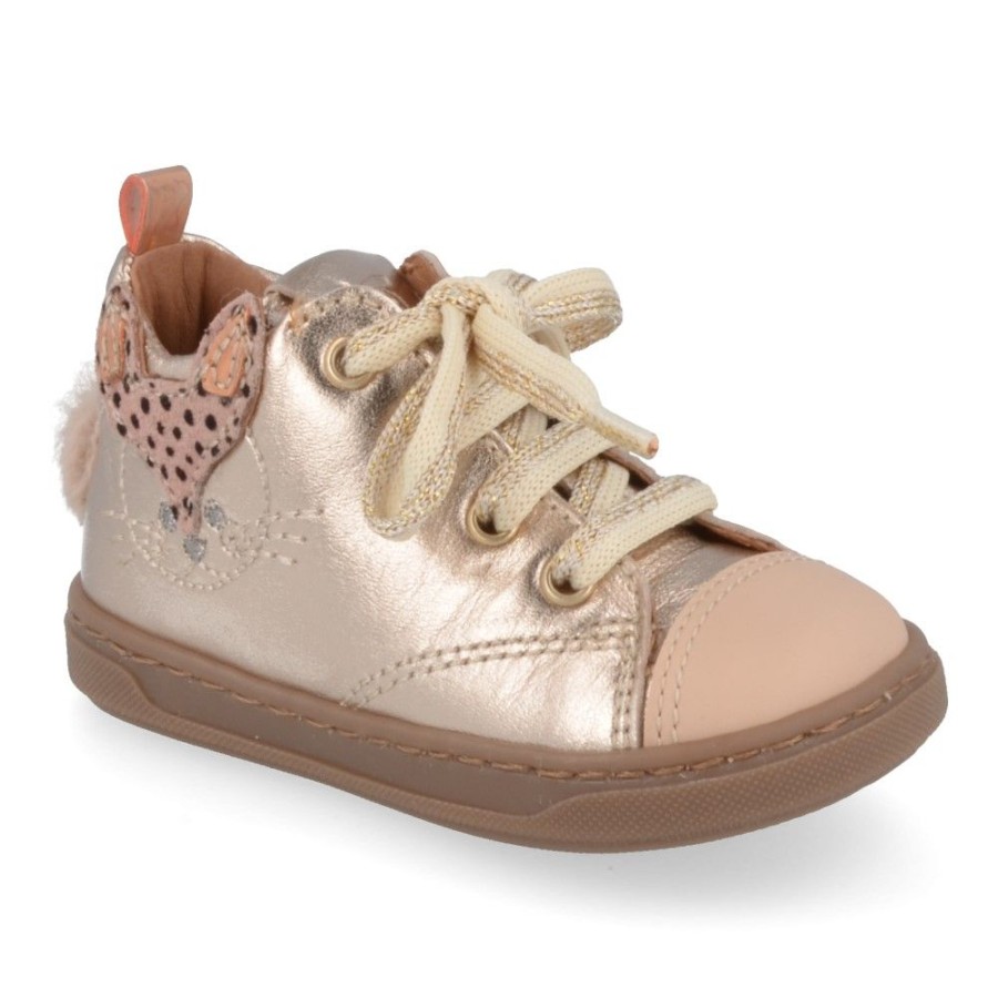 Children'S Shoes For Meisjes franco romagnoli | Franco Romagnoli Sneakers Gold Girls (3108F047) - Junior Steps