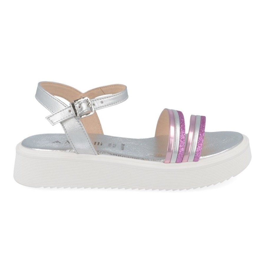 Children'S Shoes For Meisjes collonil | Andrea Morelli Sandals Silver Girls (51275) - Junior Steps