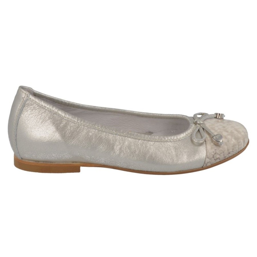 Children'S Shoes For Meisjes cherie | Cherie Ballerina Silver Girls (8518) - Junior Steps