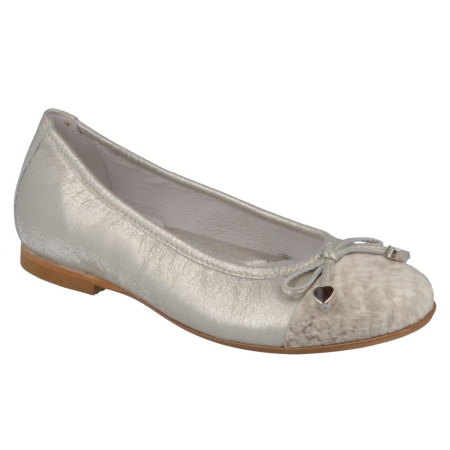 Children'S Shoes For Meisjes cherie | Cherie Ballerina Silver Girls (8518) - Junior Steps