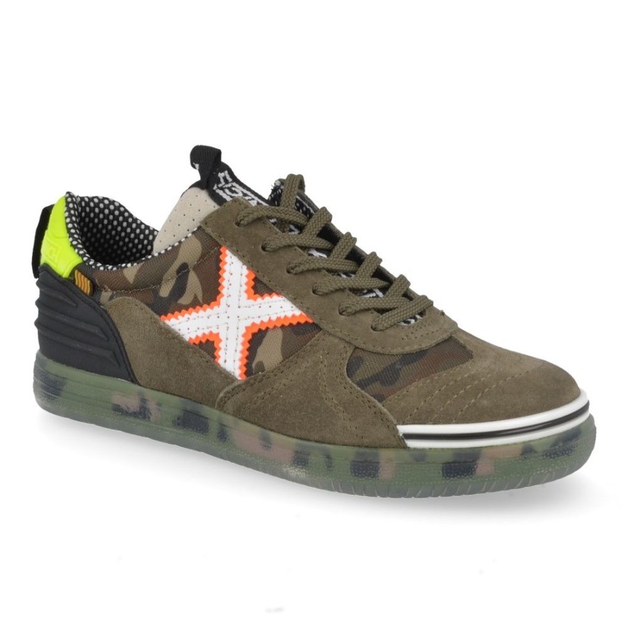 Children'S Shoes For Jongens munich | Munich Sneakers Khaki Boys (1511185) - Junior Steps