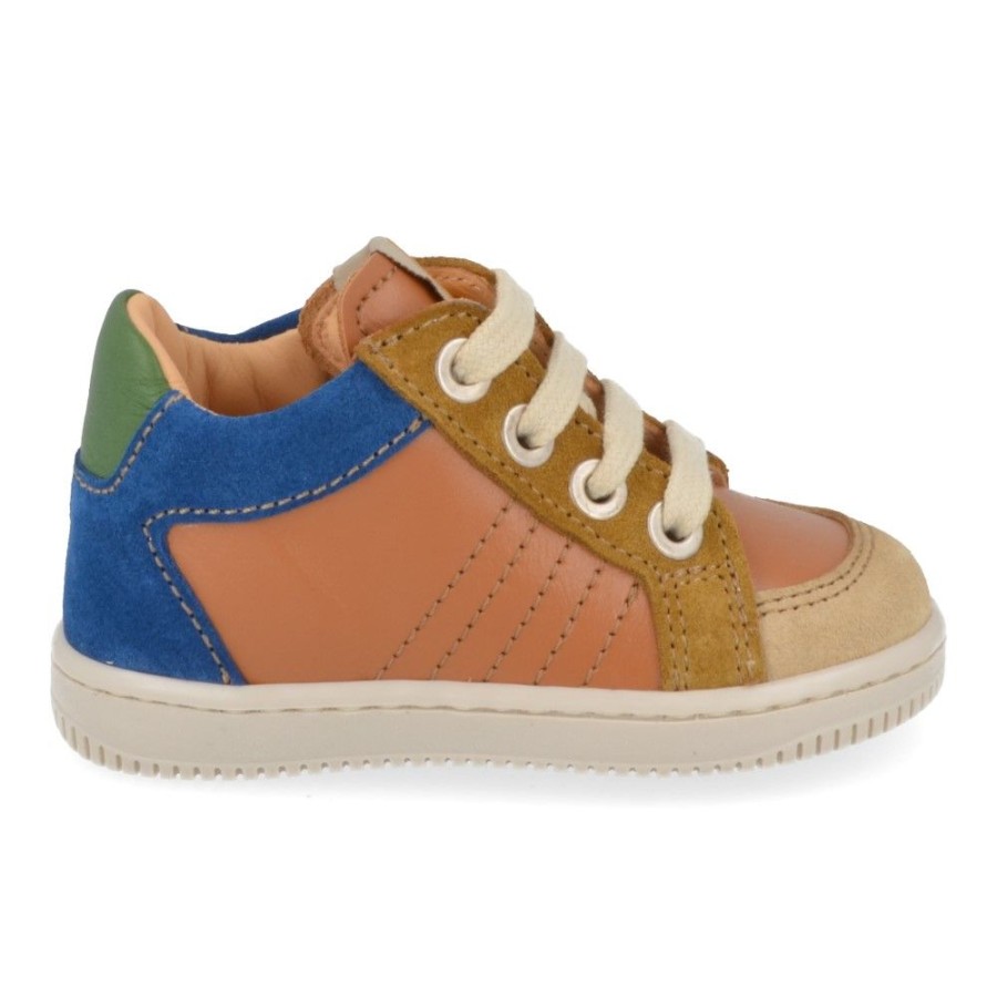 Children'S Shoes For Jongens collonil | Ocra Sneakers Cognac (D076) - Junior Steps