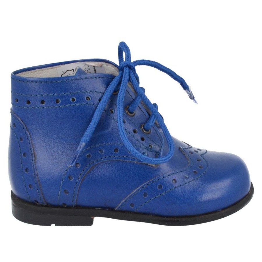 Children'S Shoes For Jongens Cherie | Cherie Lace Shoe Blue Boys (0933) - Junior Steps