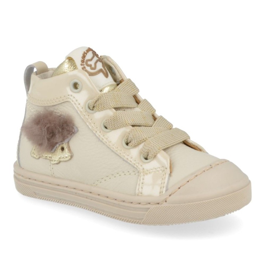 Children'S Shoes For Meisjes stones and bones | Stones And Bones Sneakers Ecru Girls (Genag) - Junior Steps