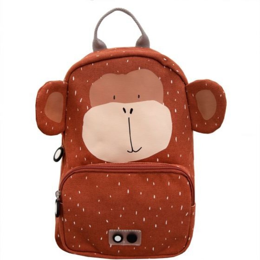 Bags trixie | Trixie Kinderbag Rust Brown (Mr. Monkey) - Junior Steps