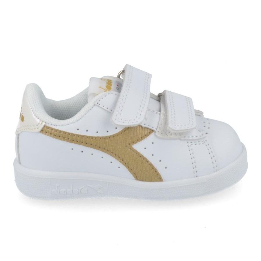 Children'S Shoes For Meisjes diadora | Diadora Sports And Play Shoes Wit Girls (101.177018 / 101.177016) - Junior Steps