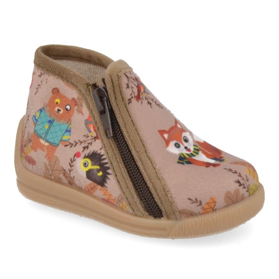 Children'S Shoes For Jongens bellamy | Bellamy Slippers Beige (747001) - Junior Steps